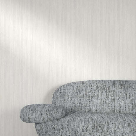 Galerie Textured Vibes Textile Plain Grey Wallpaper 205102