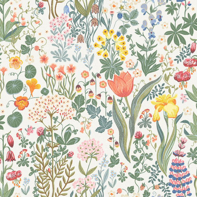 Schumacher 2053 BLOMSTERHAV in MULTI Wallpaper - BORÃ…STAPET