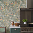 Schumacher 2054 BLOMSTERHAV in TAUPE Wallpaper - BORÃ…STAPET