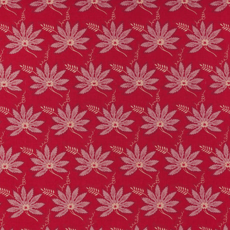Schumacher 221N40 PHILIP in CARMINE Fabric - RAOUL TEXTILES