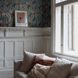 Schumacher 2251 HIDDEN IVY in BLUE Wallpaper - BORÃ…STAPETER