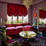Schumacher Sargent Silk Taffeta Sepia Fabric - Eade's Wallpaper