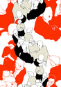 Marimekko 23360X Ystävät Wallpaper