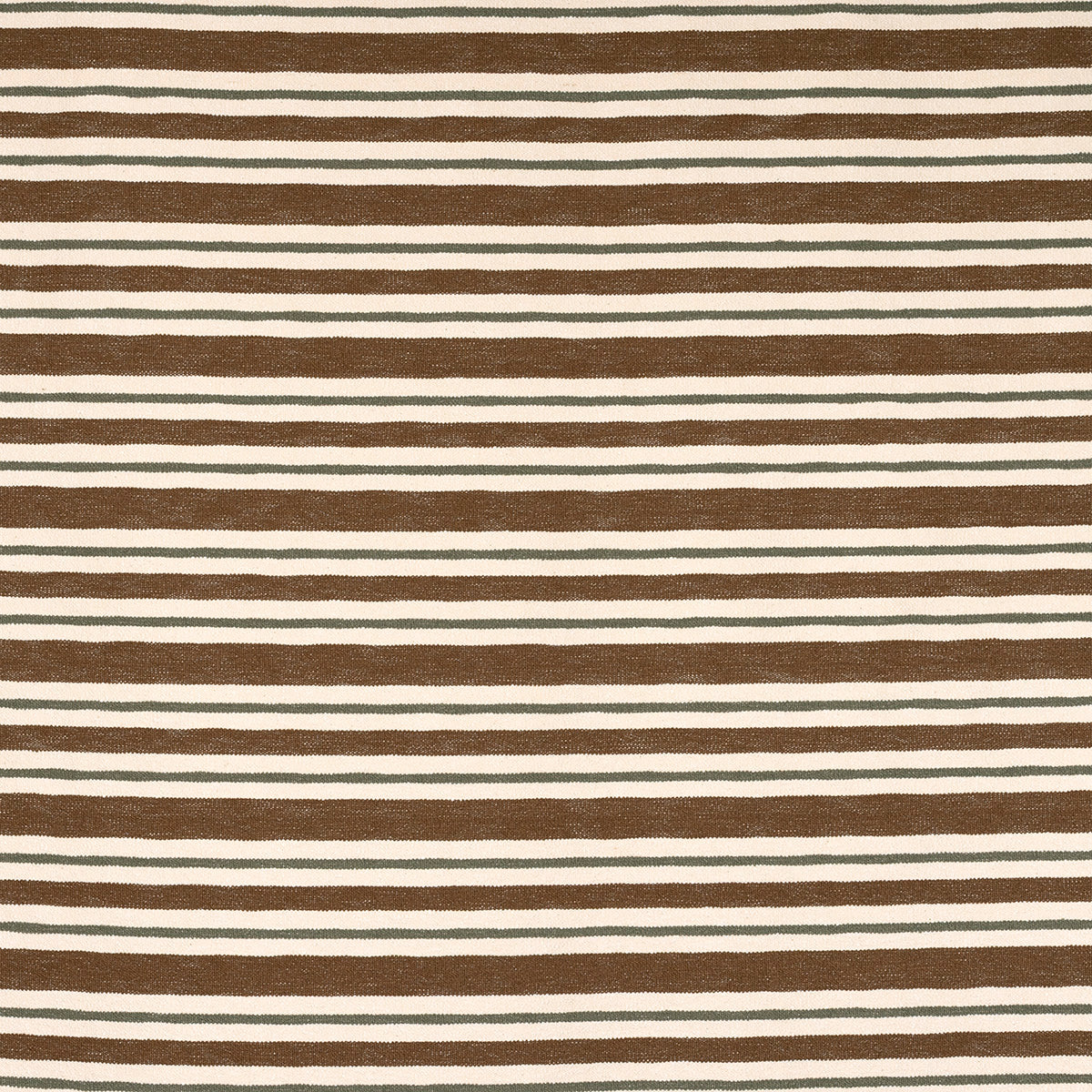 Schumacher 241P62 PARKER STRIPE in TOBACCO Fabric - RAOUL TE