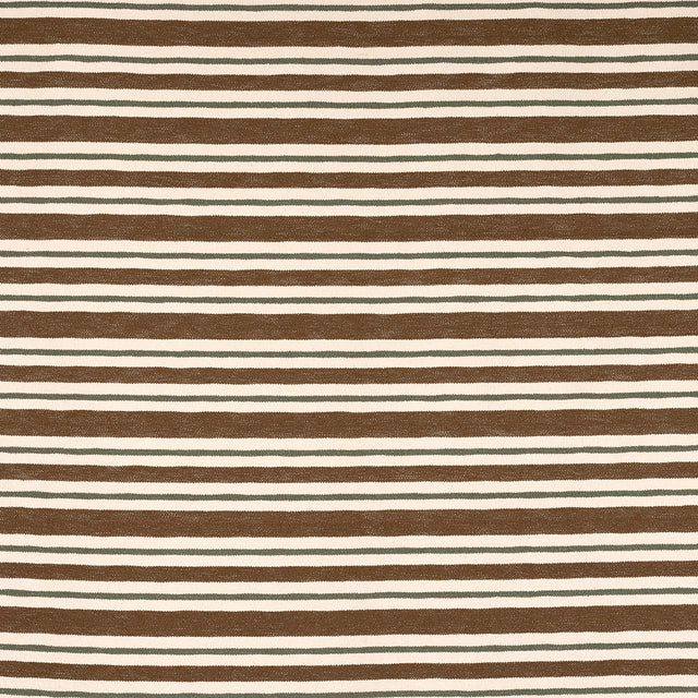 Schumacher 241P62 PARKER STRIPE in TOBACCO Fabric - RAOUL TE