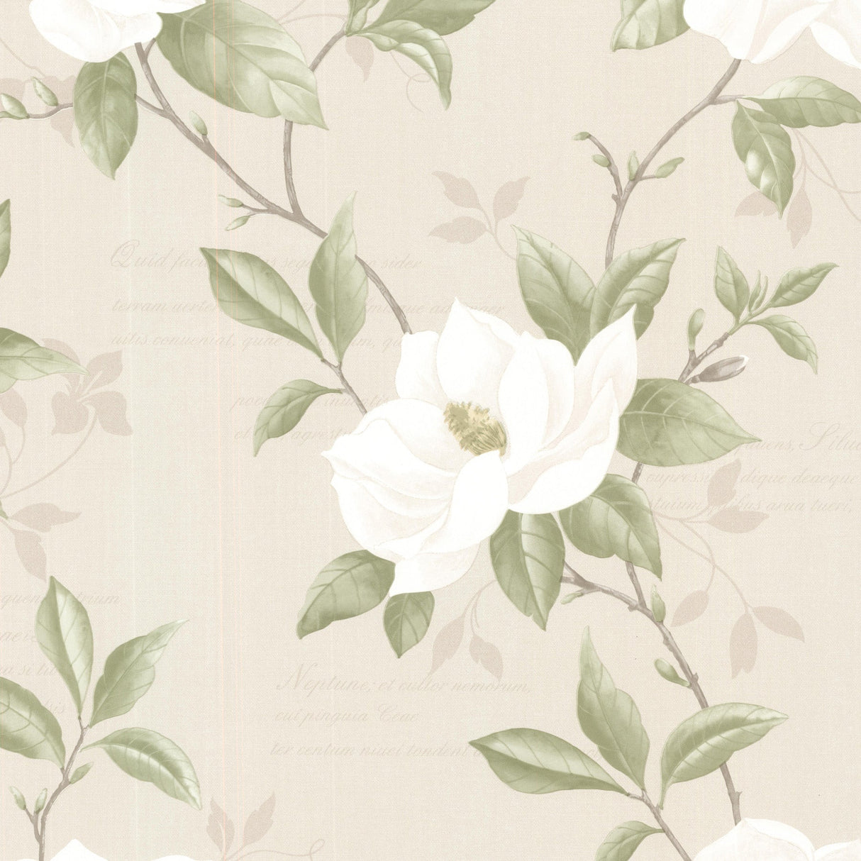 Brewster 2532-20438 Cressida Ivory Magnolia Trail Wallpaper