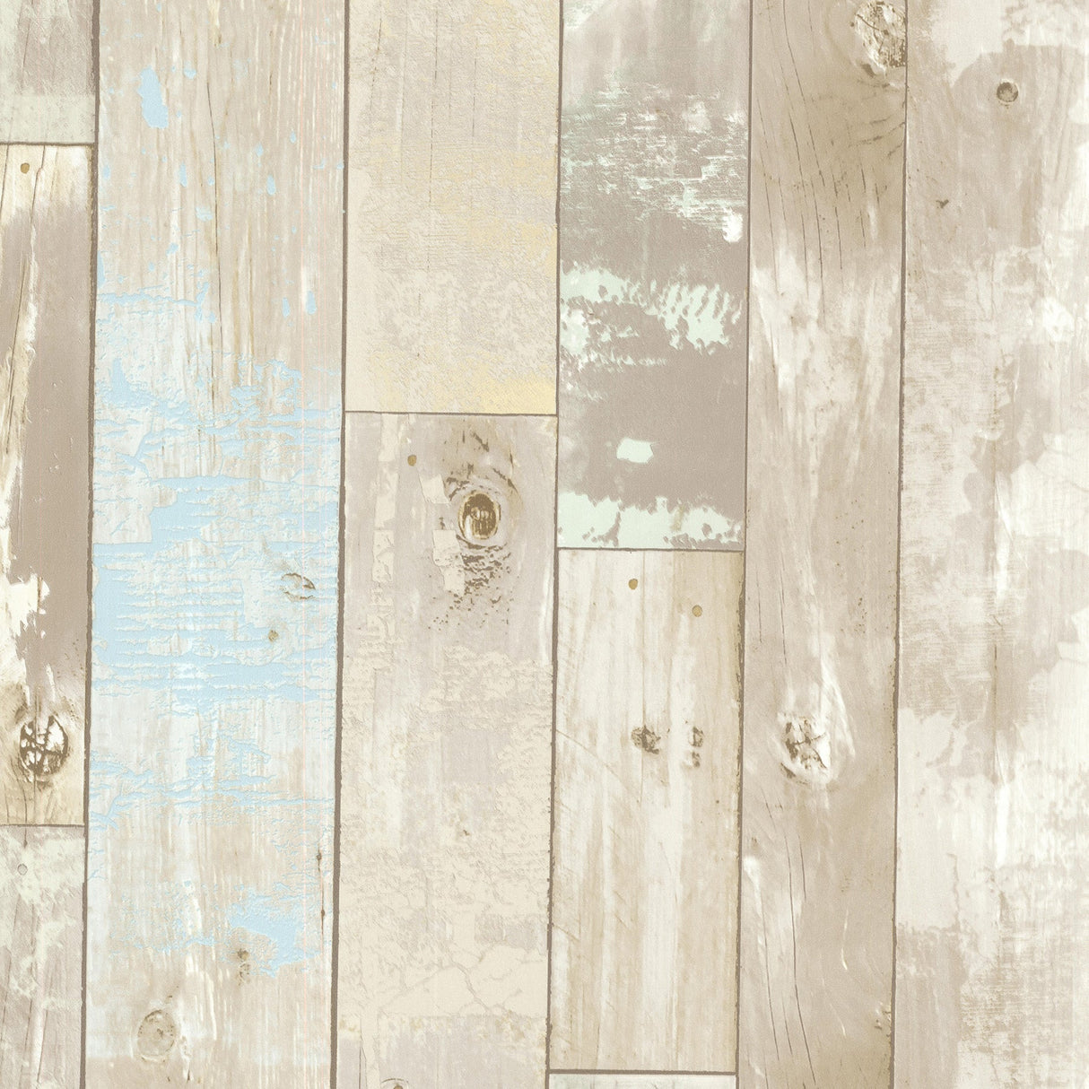 Brewster 2532-20440 Dean Neutral Distressed Wood Panel Wallpaper