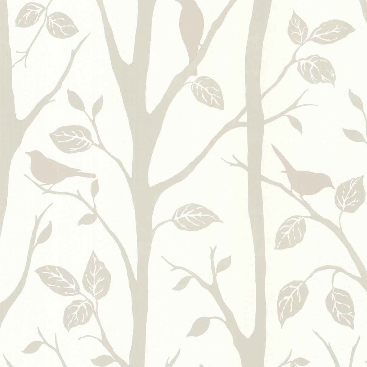 Brewster 2532-20446 Corwin Grey Bird Branches Wallpaper