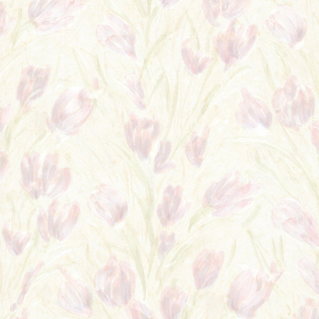 Brewster 2532-20470 Jessamine Lavender Tulips Wallpaper