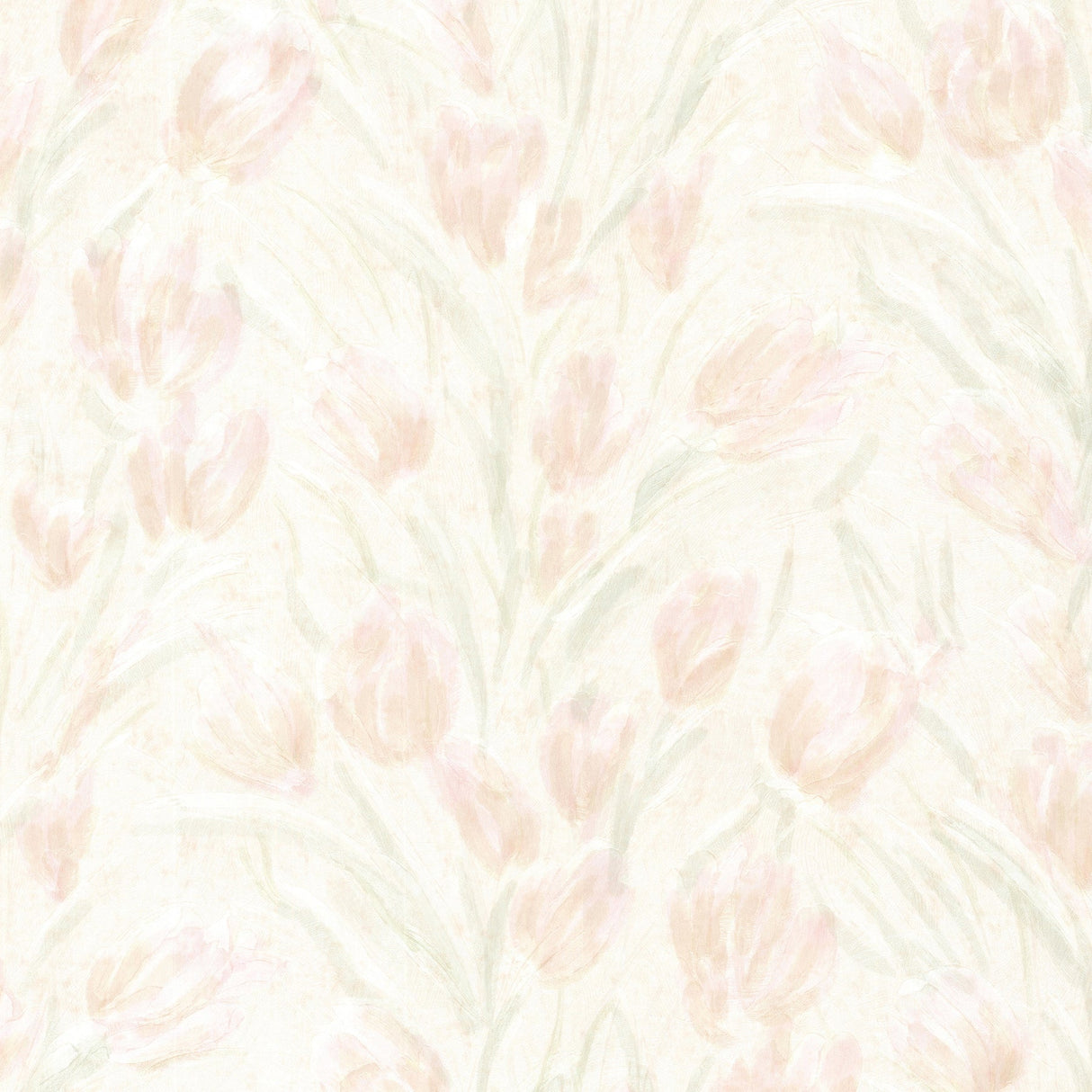 Brewster 2532-20471 Jessamine Blush Tulips Wallpaper