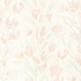 Brewster 2532-20471 Jessamine Blush Tulips Wallpaper