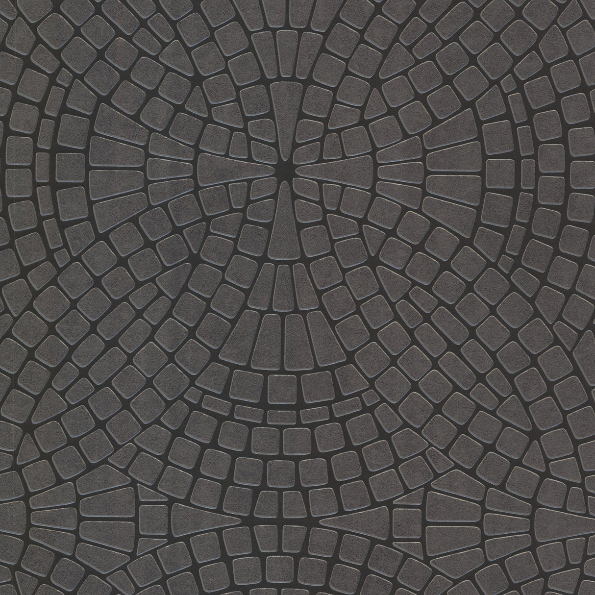 Brewster 2532-20477 Hanley Black Mosiac Tile Wallpaper