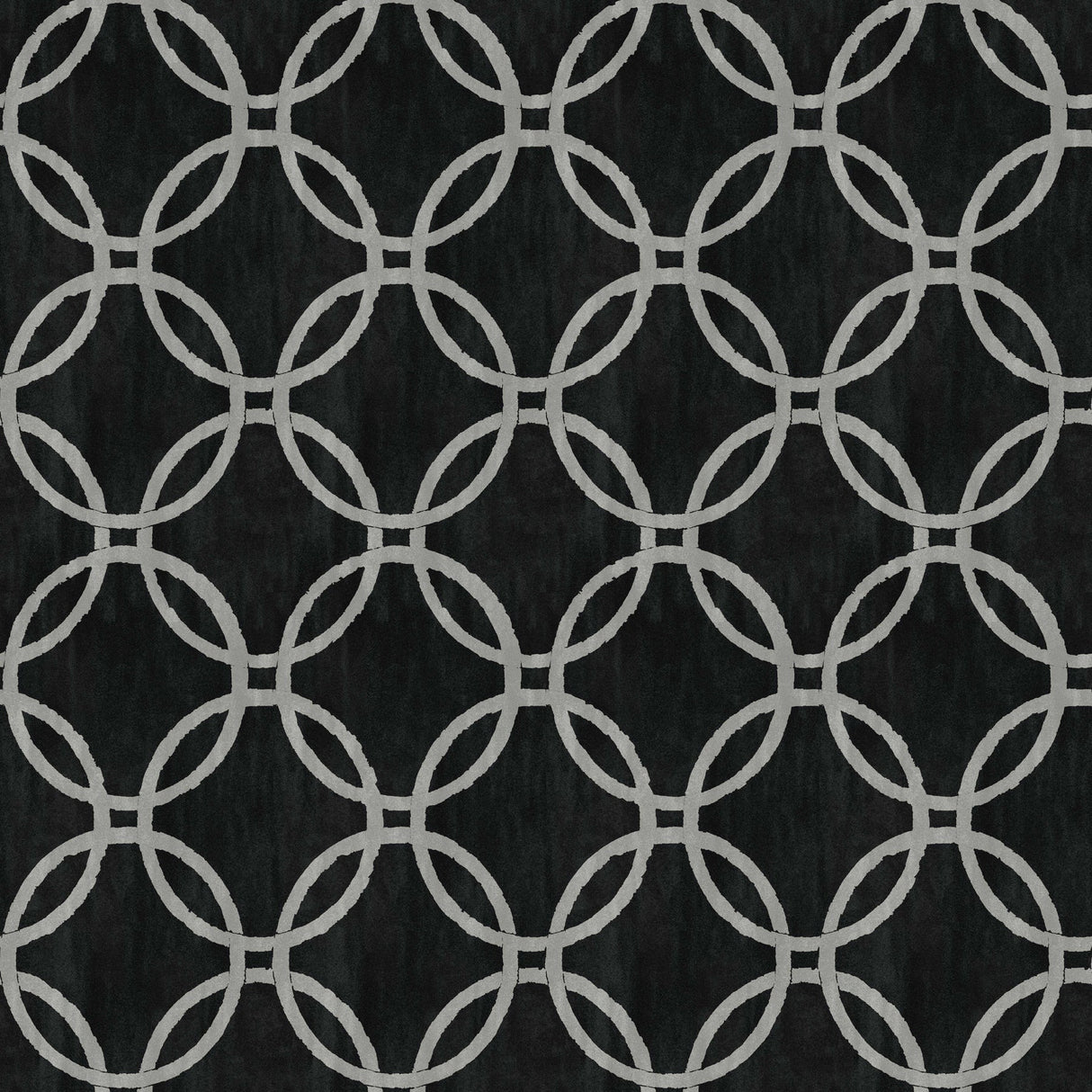 Brewster 2532-20637 Eaton Black Geometric Wallpaper