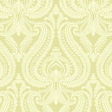 Beacon House 2535-20623 Imperial Green Modern Damask Wallpaper