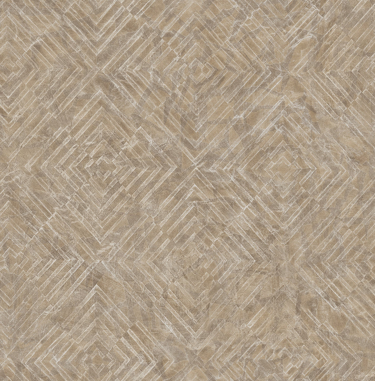 A-Street Prints 2540-24002 Labyrinth Bronze Geometric Wallpaper