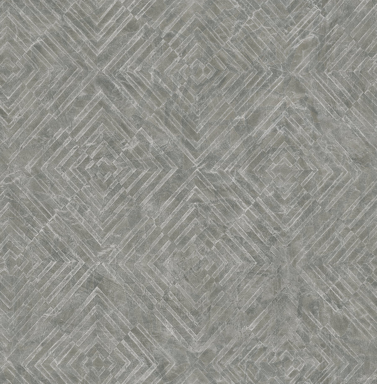 A-Street Prints 2540-24003 Labyrinth Pewter Geometric Wallpaper