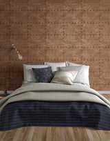 A-Street Prints 2540-24010 Otto Copper Hammered Metal Wallpaper