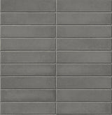 A-Street Prints 2540-24025 Midcentury Modern Dark Grey Brick Wallpaper