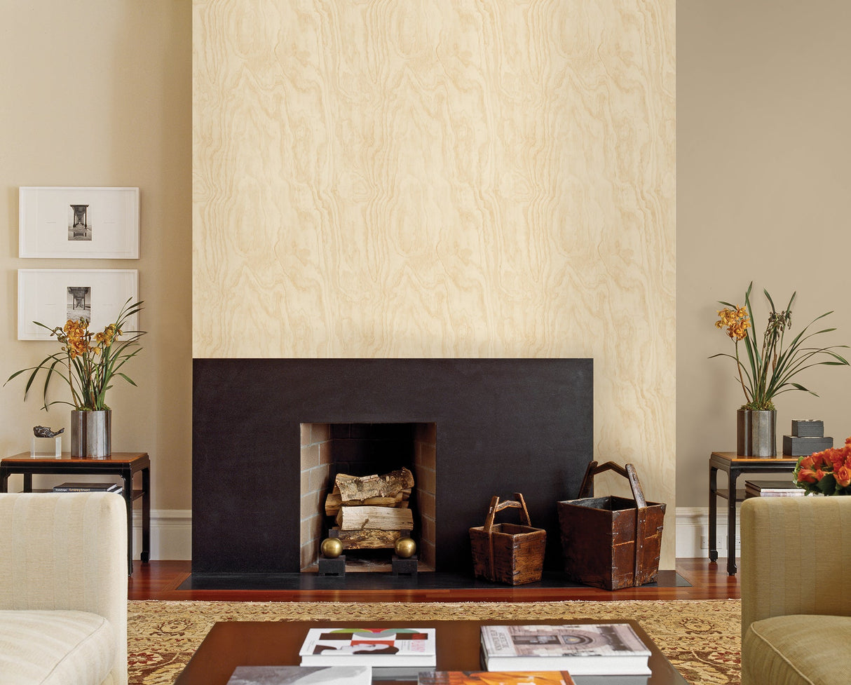 A-Street Prints 2540-24042 Bentham Neutral Plywood Wallpaper