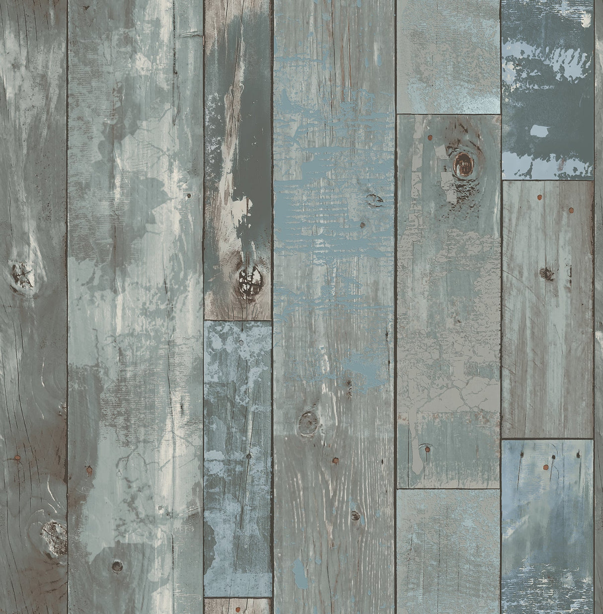 A-Street Prints 2540-24053 Deena Blue Distressed Wood Wallpaper