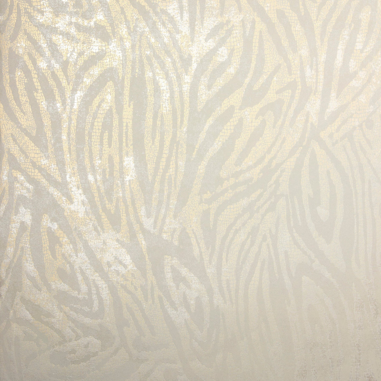 Kenneth James 2542-20723 Tempest Champagne Abstract Zebra Wallpaper