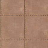 Beacon House 2604-21253 Riveted Copper Industrial Tile Wallpaper
