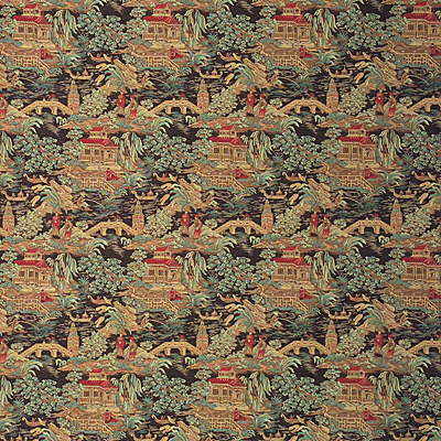 KRAVET DESIGN 26125.316.0 HYKIRA SIENNA BROWN Fabric - Eade's Wallpaper