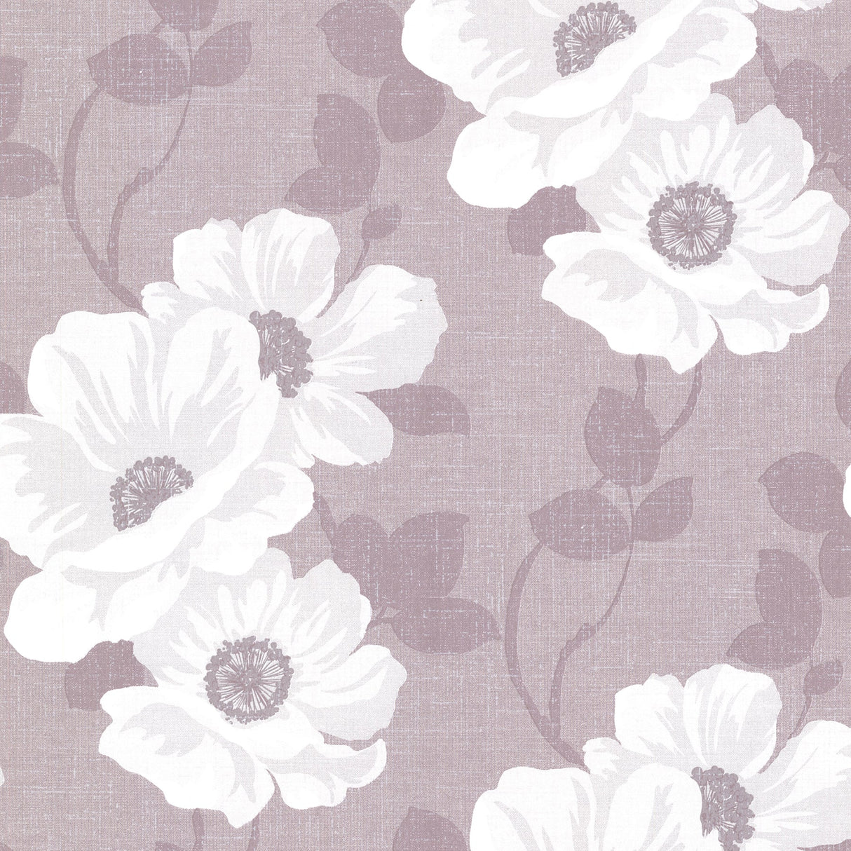 Beacon House 2614-21053 Leala Lavender Modern Floral Wallpaper