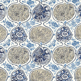 Schumacher Katsugi Blues Fabric