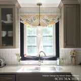 Schumacher Katsugi Gold And Mushroom Fabric