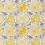 Schumacher Katsugi Gold And Mushroom Fabric