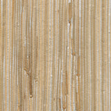 Kenneth James 2622-30272 Tereza Silver Foil Grasscloth Wallpaper