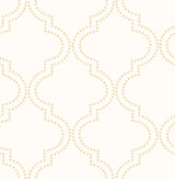 A-Street Prints 2625-21800 Tetra Cream Quatrefoil Wallpaper