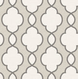 A-Street Prints 2625-21821 Structure Silver Chain Link Wallpaper