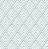 A-Street Prints 2625-21826 Vertex Blue Diamond Geometric Wallpaper