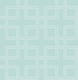 A-Street Prints 2625-21830 Theory Turquoise Geometric Wallpaper