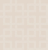 A-Street Prints 2625-21831 Theory Beige Geometric Wallpaper