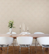 A-Street Prints 2625-21831 Theory Beige Geometric Wallpaper