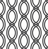 A-Street Prints 2625-21834 Infinity Black Geometric Stripe Wallpaper