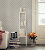 A-Street Prints 2625-21843 Kinetic Grey Geometric Floral Wallpaper