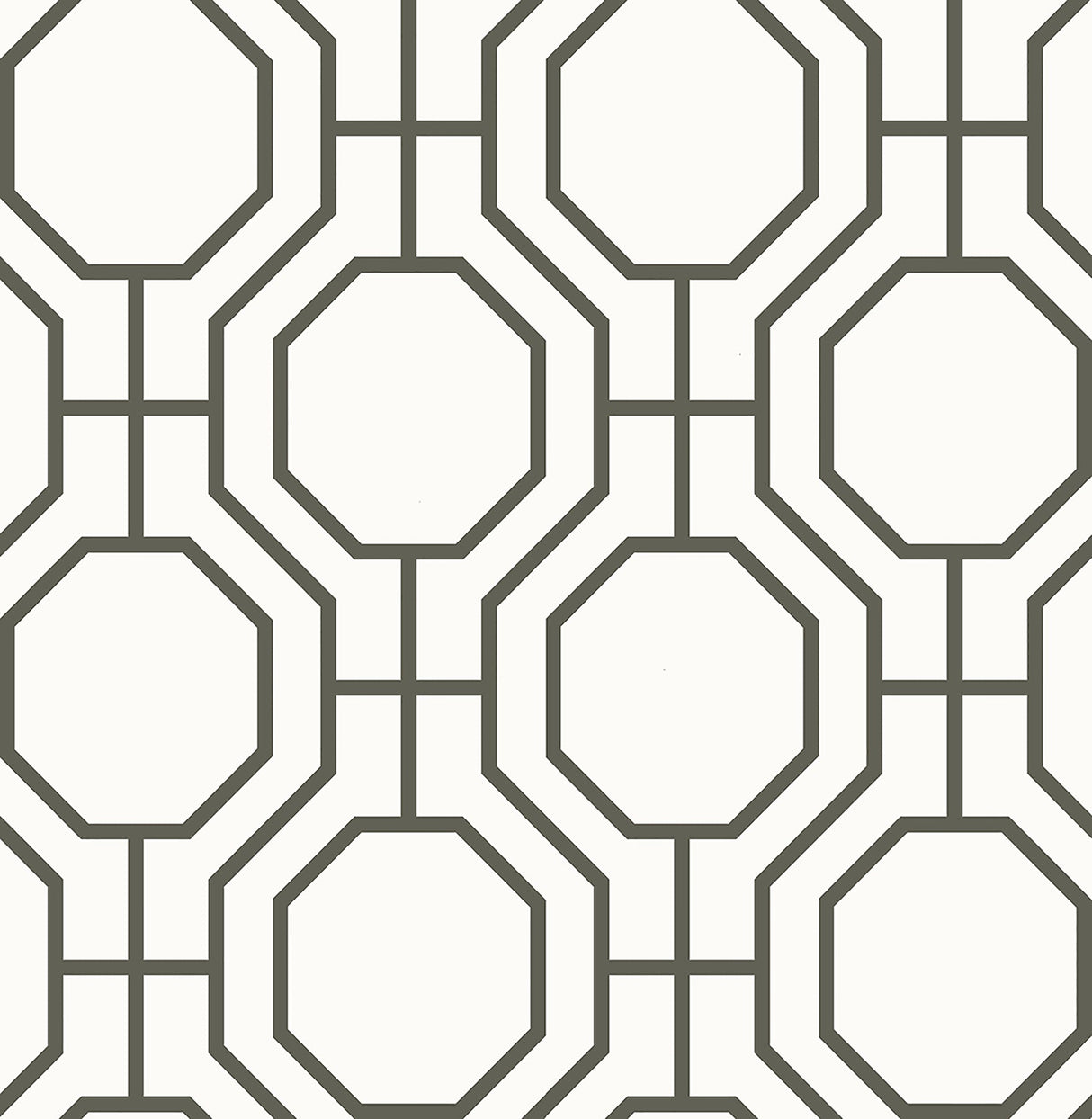 A-Street Prints 2625-21844 Circuit Black Modern Ironwork Wallpaper