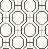 A-Street Prints 2625-21844 Circuit Black Modern Ironwork Wallpaper