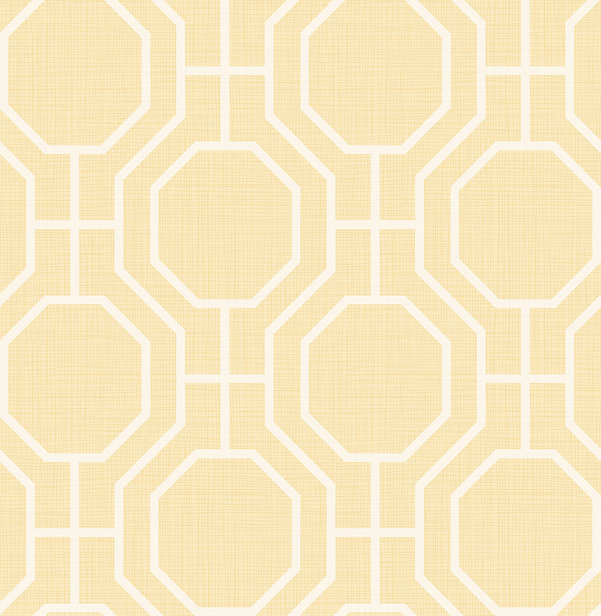 A-Street Prints 2625-21847 Circuit Yellow Modern Ironwork Wallpaper