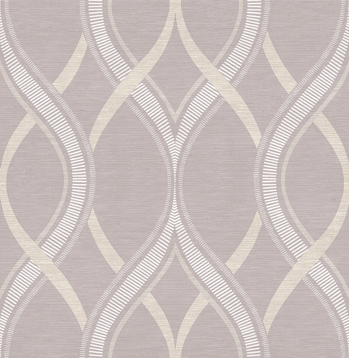 A-Street Prints 2625-21852 Frequency Lavender Ogee Wallpaper