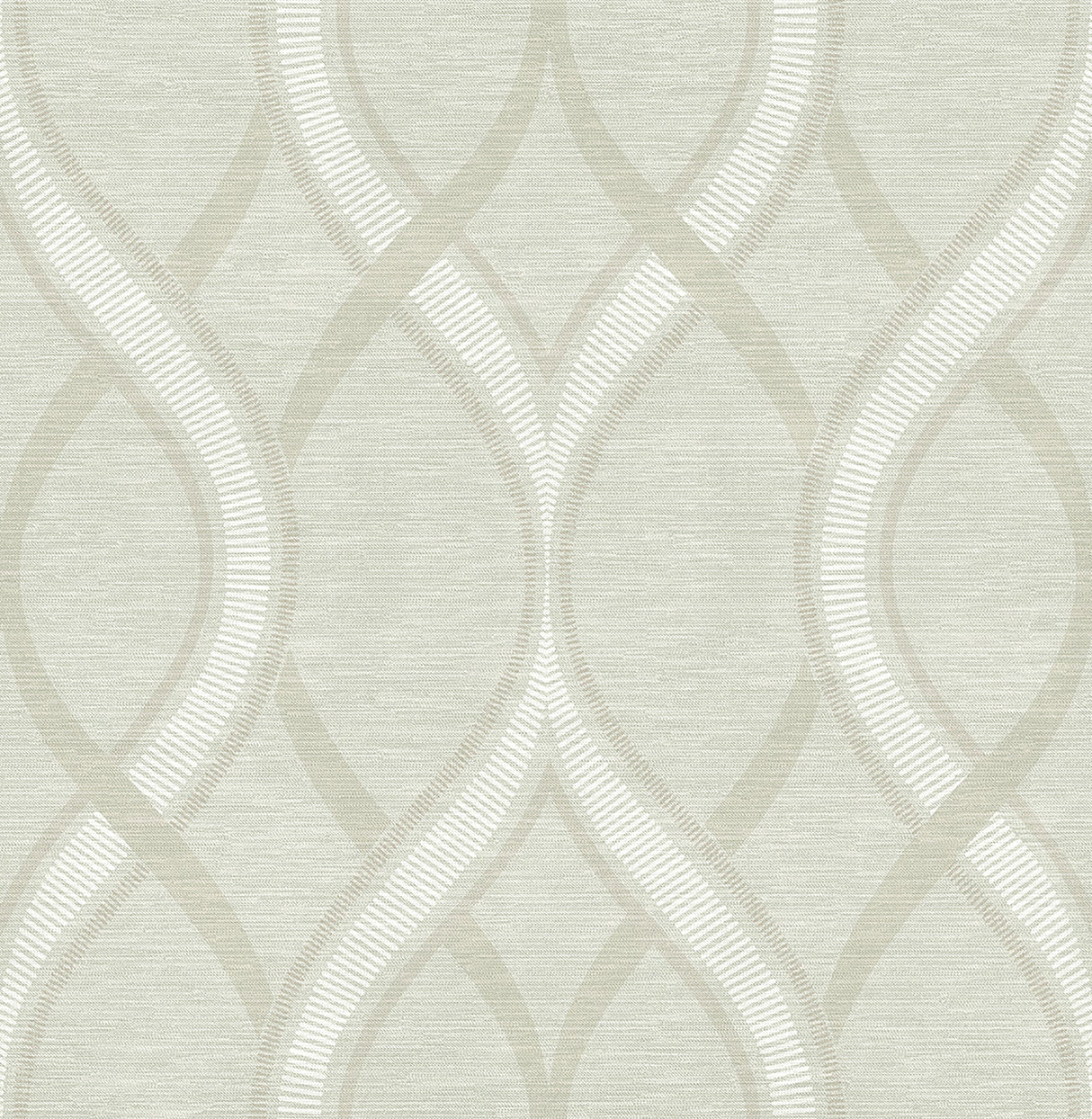 A-Street Prints 2625-21853 Frequency Green Ogee Wallpaper