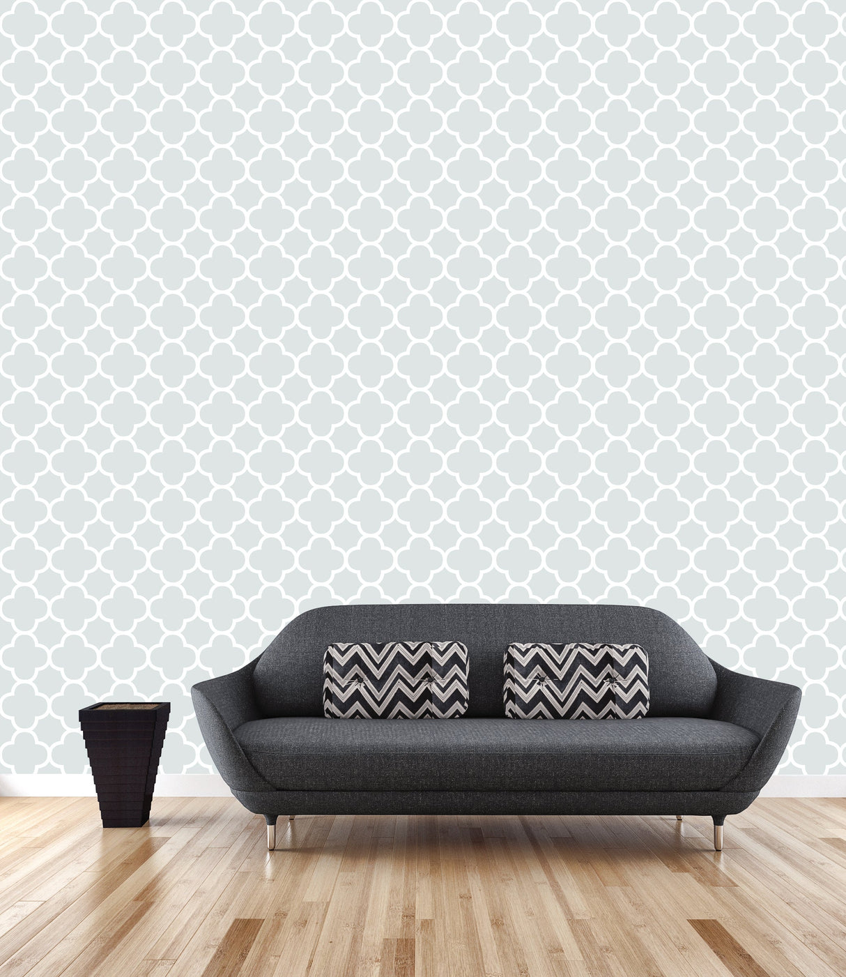 A-Street Prints 2625-21857 Origin Mint Quatrefoil Wallpaper