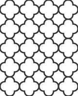 A-Street Prints 2625-21858 Origin Black Quatrefoil Wallpaper