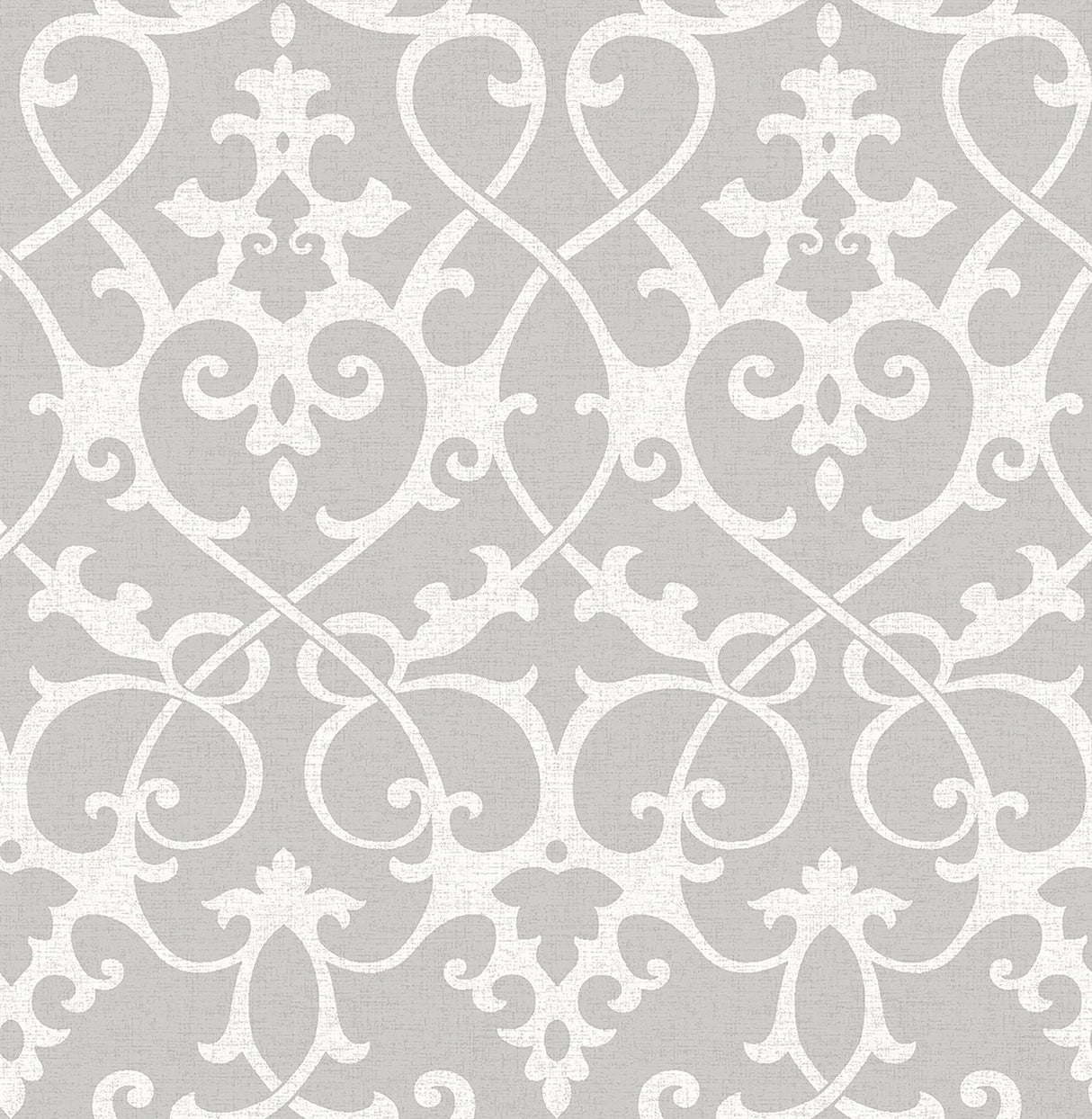 A-Street Prints 2625-21866 Axiom Grey Ironwork Wallpaper