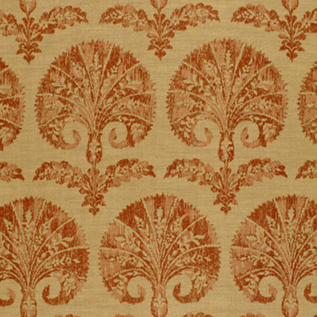 Schumacher Tasha Carnation Terra Fabric - Eade's Wallpaper
