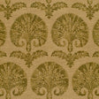 Schumacher Tasha Carnation Basil Fabric - Eade's Wallpaper